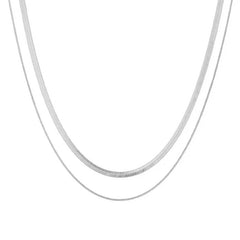 Marielle Vintage-Inspired Snake Layered Necklace