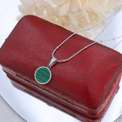 Geometric Shell & Acrylic Pendant Necklaces