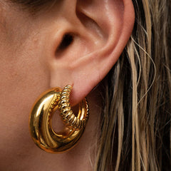 Nadine Statement Hoop Earrings