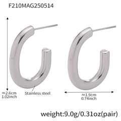 Layered Geometric Hoop Earrings
