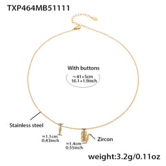 Cat Cubic Zirconia Necklace or Bracelet