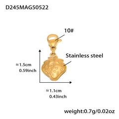 18K Gold-Plated DIY Charm and Chain Collection