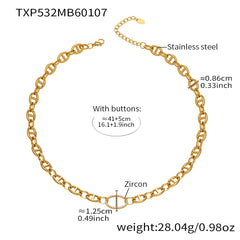Cubic Zirconia Open Link Jewelry