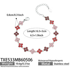 Color Cubic Zirconia Clover Jewelry