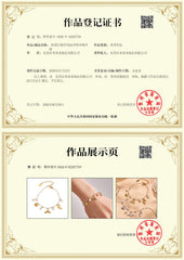 18K Gold-Plated Ocean and Faux Pearl Bracelet Designs