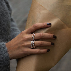 Daphne Snake Adjustable Ring