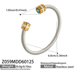 Cubic Zirconia Open Cuff Bracelet Designs