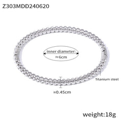 Gold-Tone Textured Bead Bangle Designs