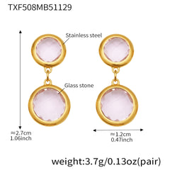 Round Stone Accent Bracelet or Earrings