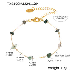 Natural Stone Chip Necklace or Bracelet