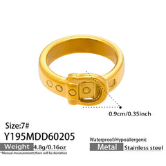 Geometric Openwork Ring