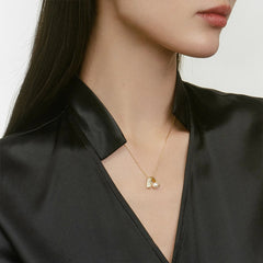 Camille Vintage-Inspired Pearl Pendant Necklace
