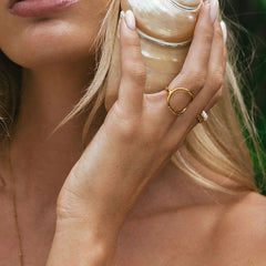 Daphne Openwork Oval Ring