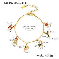 Festive Enamel Christmas Jewelry Collection