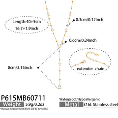 18K Gold-Plated Cubic Zirconia Charm Jewelry