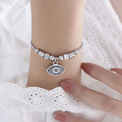 Colorful Eye Charm Bracelet
