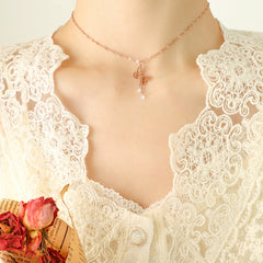 Butterfly Sparkle Pendant Necklace