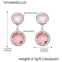 Round Stone Accent Bracelet or Earrings