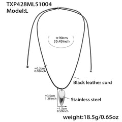 18K Gold-Plated Teardrop Pendant Jewelry