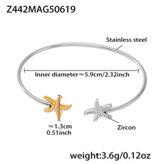 18K Gold-Plated Playful Cubic Zirconia Cuff Designs