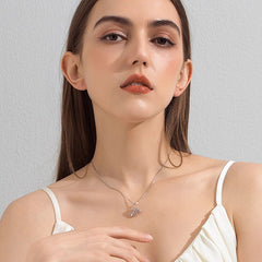 Daphne Minimalist Feather Choker Necklace