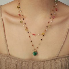 Natural Stone Beaded Necklaces & Bracelet