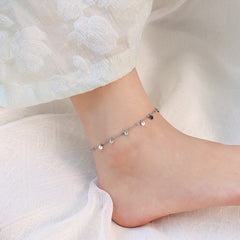 Disc Charm Chain Anklet