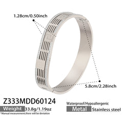 18K Gold-Plated Geometric Clasp Bracelets