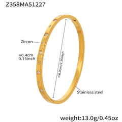 Floral and Cubic Zirconia Clasp Bangle Designs