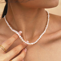 Freshwater Pearl Bead Necklace