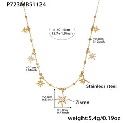 Sparkling Star Charm Necklace
