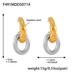 Sculptural C-Hoop Earring Designs