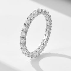 Sterling Silver 2-Piece 4.5CT Solitare Oval Ring