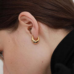 Marielle Vintage-Inspired Pavé Teardrop Stud Earrings