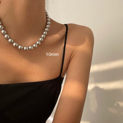 Marielle Vintage-Inspired Pearl Knot Choker Necklace