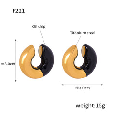 Sculptural Geometric Ear Cuffs