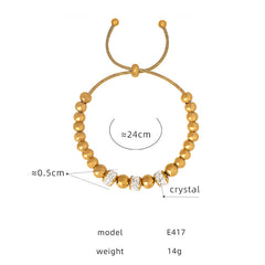 Beaded & Charm Stainless Steel Bracelets