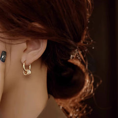 Camille Vintage-Inspired Pavé Stud Earrings No. 303931