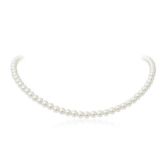 Nicolette Minimalist Pearl Choker Necklace