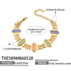 18K Gold-Plated Cat-Eye Accent Jewelry