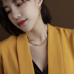 Leaf Texture Necklace and Bracelet