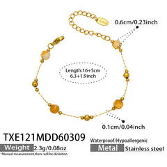 Natural Stone Accent Necklace or Bracelet