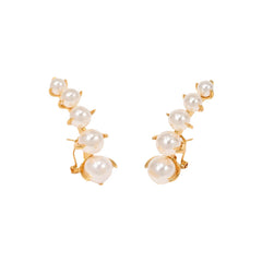 Nadine Vintage-Inspired Pearl Stud Earrings No. 641979