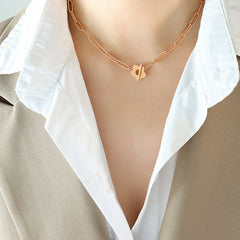 Flower Toggle Chain Necklace or Bracelet