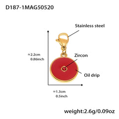 Enamel Charm Bracelet, Anklet or Pendant Pack