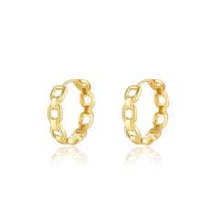 Daphne Chain-Link Stud Earrings