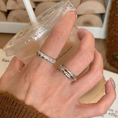 Daphne Dainty Pavé Adjustable Ring