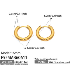 Polished Everyday Huggie Hoop Earrings