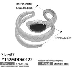 Sculptural Geometric Open Ring Designs