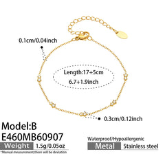 Daisy or Cubic Zirconia Accent Bracelet